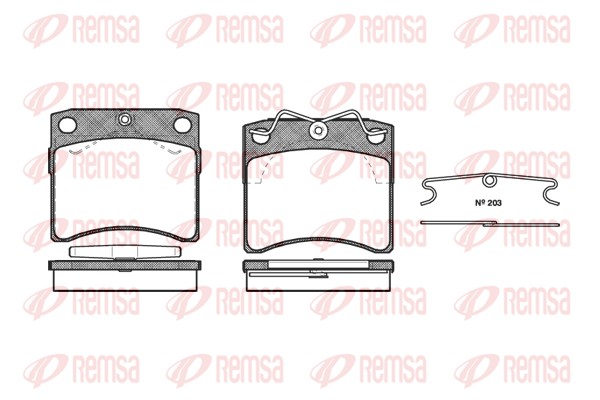 Brake Pad Set, disc brake (0385.10)