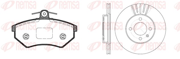 Brake Kit, disc brake (8134.01)