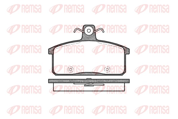 Brake Pad Set, disc brake (0128.50)