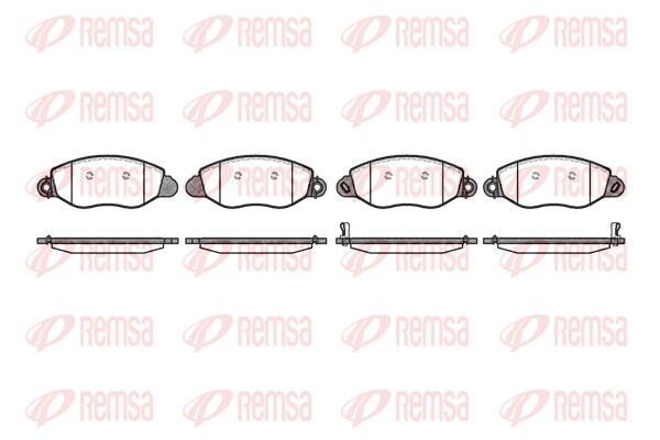 Brake Pad Set, disc brake (0772.12)