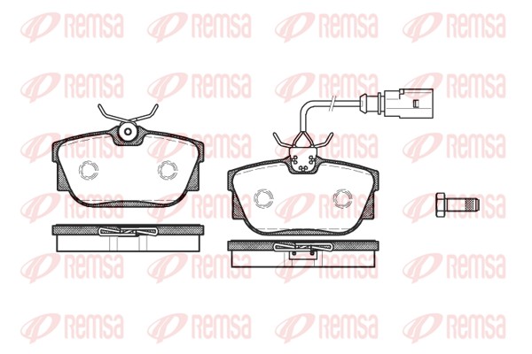 Brake Pad Set, disc brake (0767.01)