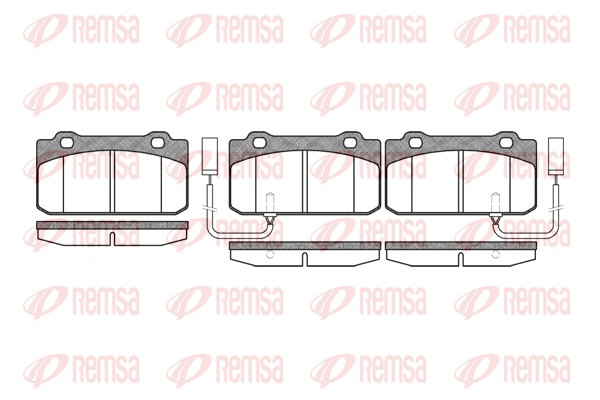Brake Pad Set, disc brake (0210.12)