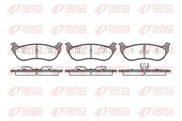 Brake Pad Set, disc brake (0628.75)