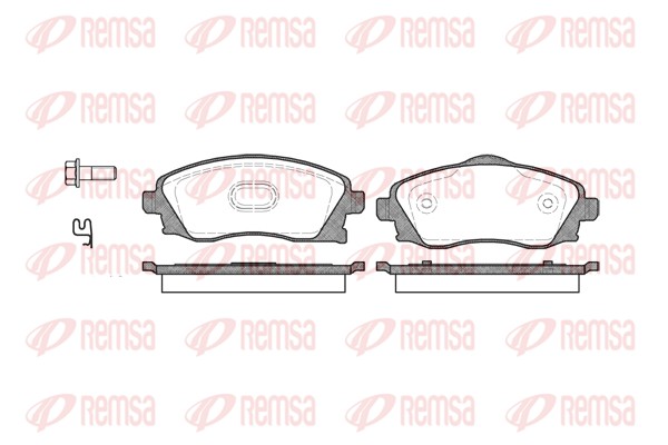 Brake Pad Set, disc brake (0774.02)
