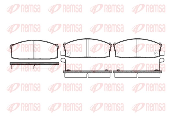 Brake Pad Set, disc brake (0117.02)