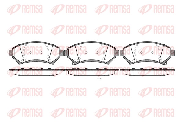Brake Pad Set, disc brake (0641.02)