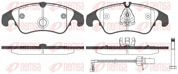 Brake Pad Set, disc brake (1304.31)