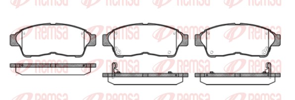 Brake Pad Set, disc brake (0402.02)