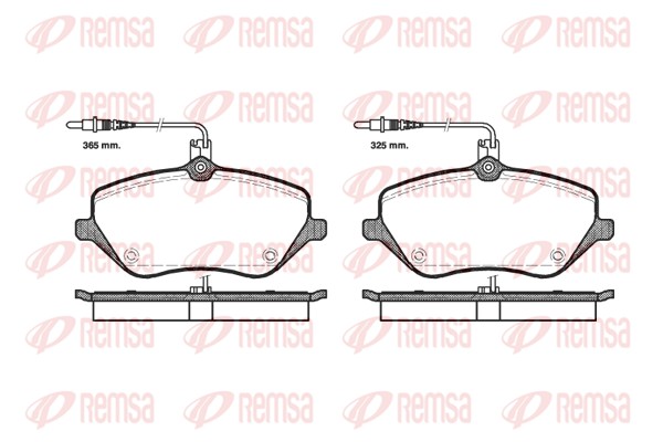 Brake Pad Set, disc brake (1101.04)