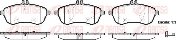 Brake Pad Set, disc brake (1301.00)