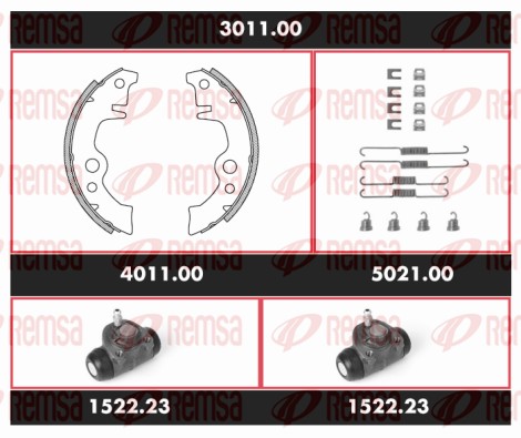 Brake Kit, drum brake (3011.00)