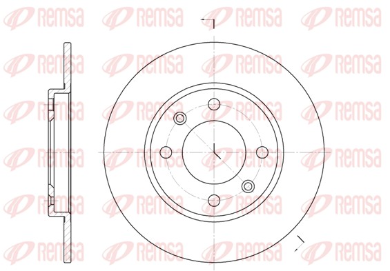Brake Disc (6128.00)