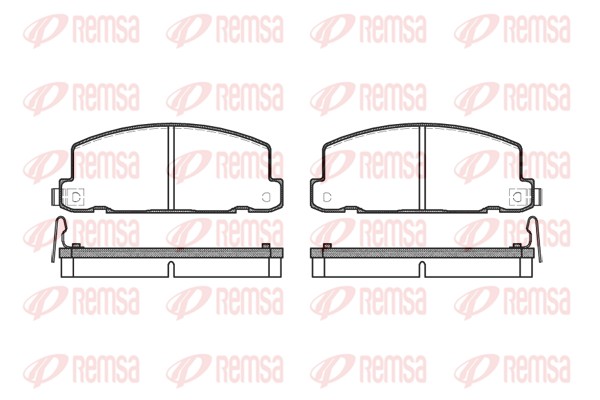 Brake Pad Set, disc brake (0181.04)