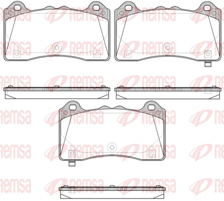 Brake Pad Set, disc brake (1736.02)