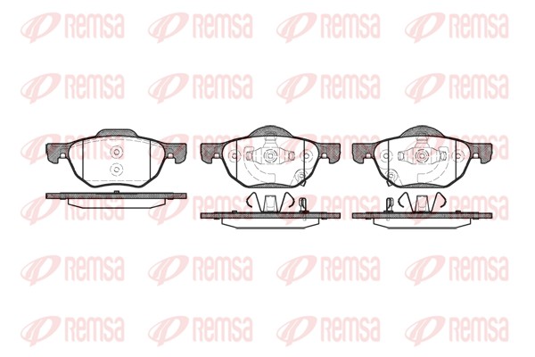 Brake Pad Set, disc brake (1068.02)