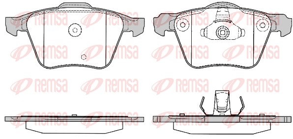 Brake Pad Set, disc brake (1043.10)