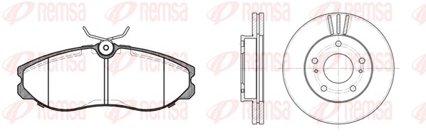 Brake Kit, disc brake (8462.00)