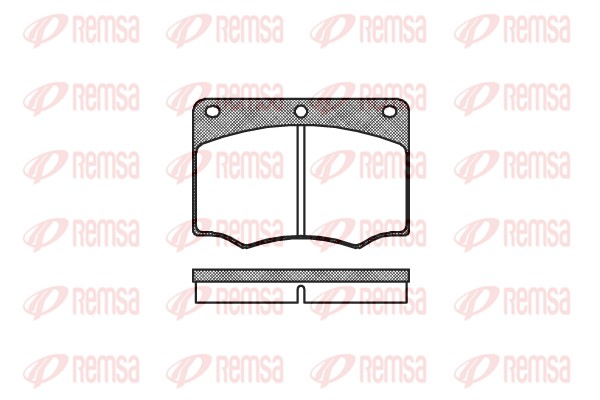 Brake Pad Set, disc brake (0064.00)