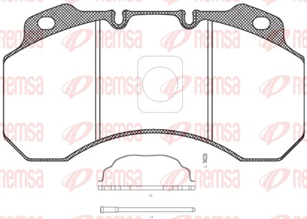 Brake Pad Set, disc brake (JCA 680.30)