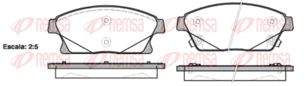 Brake Pad Set, disc brake (1431.02)