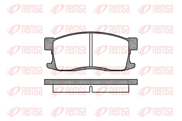 Brake Pad Set, disc brake (0255.00)