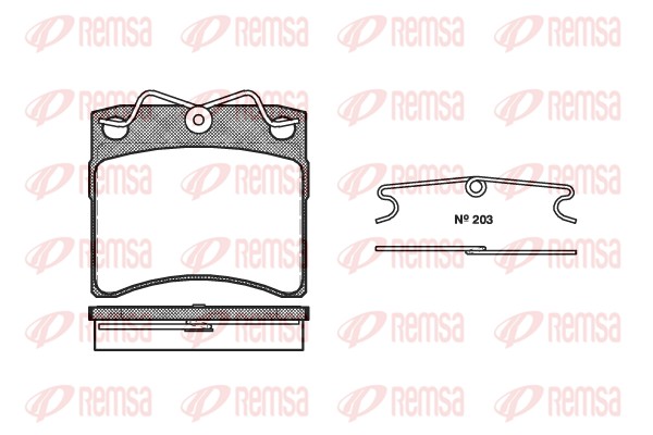 Brake Pad Set, disc brake (0385.00)