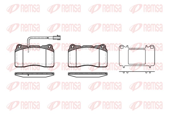 Brake Pad Set, disc brake (0666.51)
