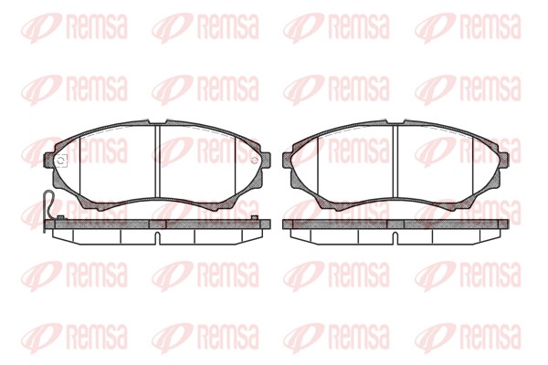 Brake Pad Set, disc brake (1151.00)