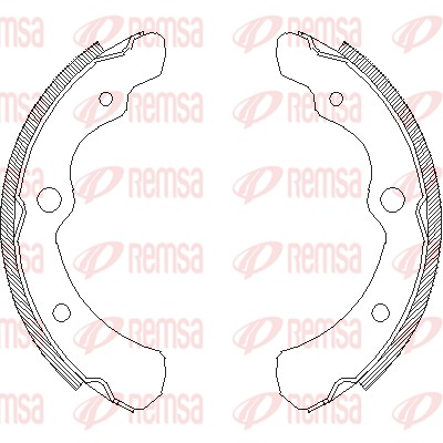 Brake Shoe (4165.00)