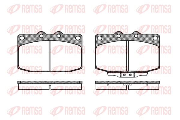 Brake Pad Set, disc brake (0235.02)
