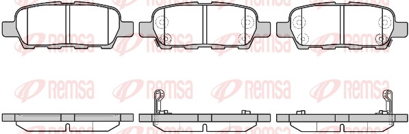 Brake Pad Set, disc brake (0876.29)