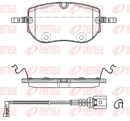Brake Pad Set, disc brake (1964.01)