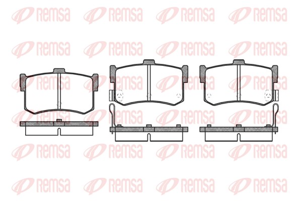 Brake Pad Set, disc brake (0242.02)