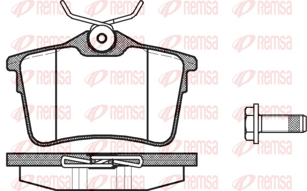Brake Pad Set, disc brake (1382.00)
