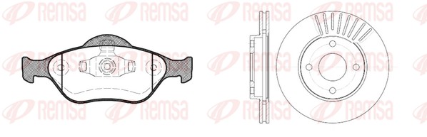 Brake Kit, disc brake (8766.00)
