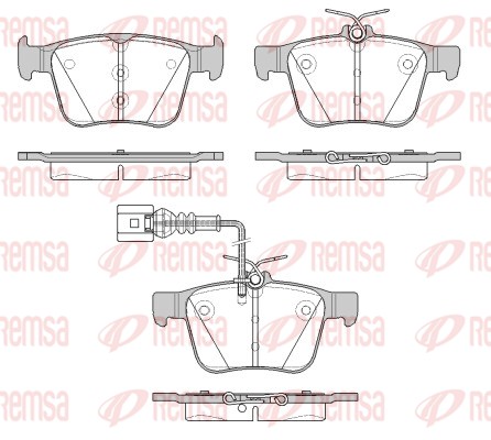 Brake Pad Set, disc brake (1516.11)