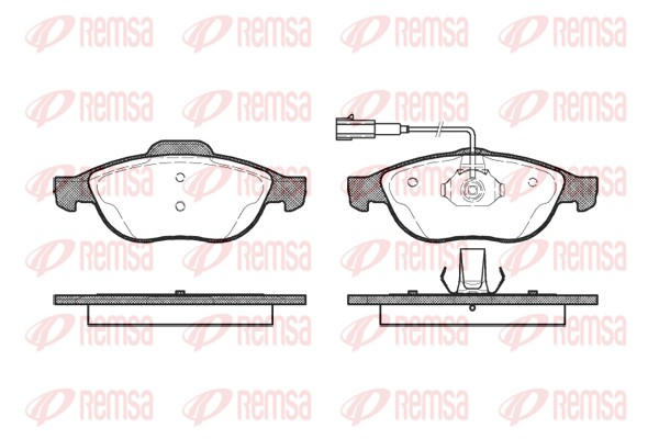 Brake Pad Set, disc brake (0660.22)