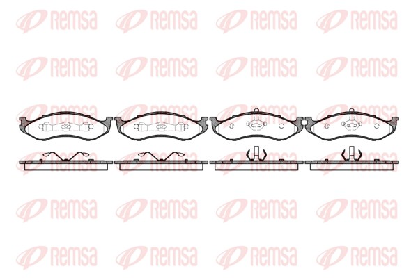 Brake Pad Set, disc brake (0467.20)