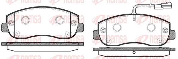 Brake Pad Set, disc brake (1449.01)