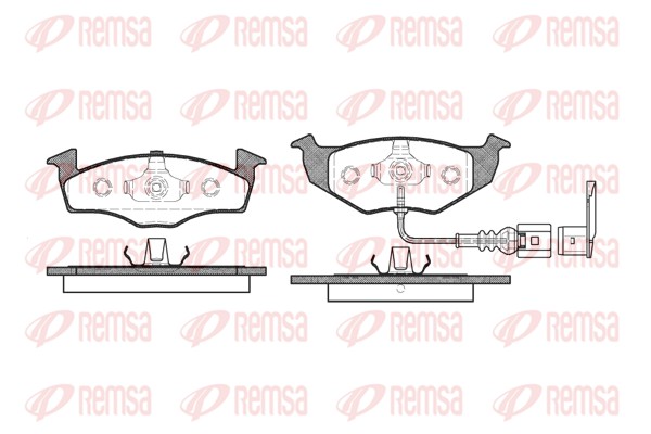 Brake Pad Set, disc brake (0609.11)