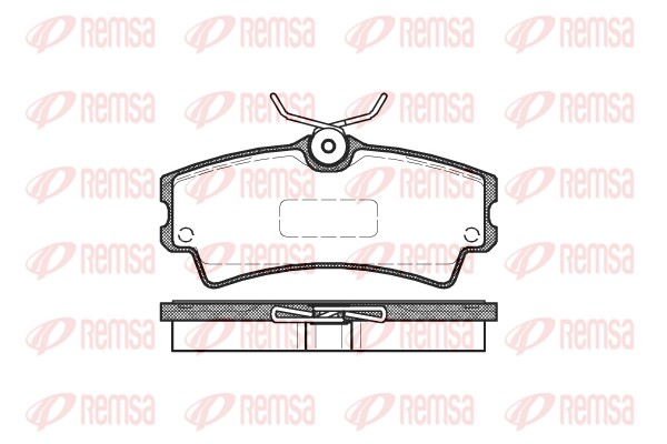 Brake Pad Set, disc brake (1104.00)
