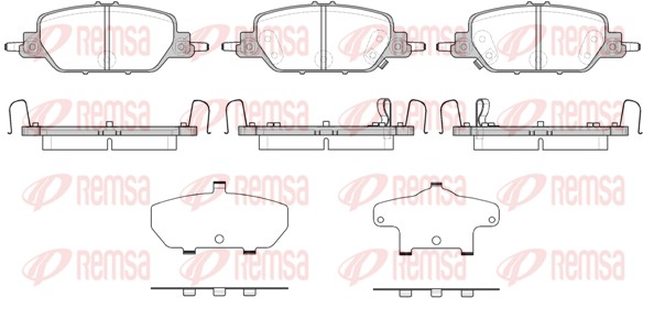 Brake Pad Set, disc brake (1730.02)