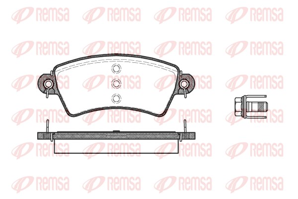 Brake Pad Set, disc brake (0726.00)