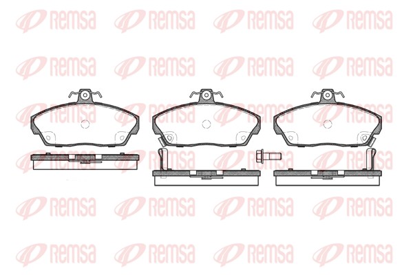 Brake Pad Set, disc brake (0337.02)