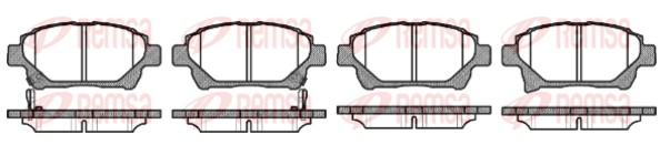 Brake Pad Set, disc brake (0971.12)