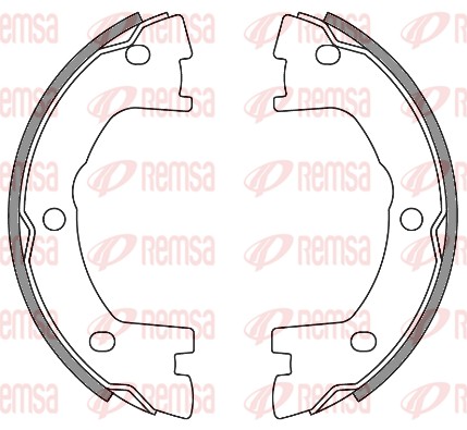 Brake Shoe, parking brake (4640.00)