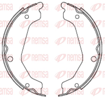 Brake Shoe, parking brake (4694.00)