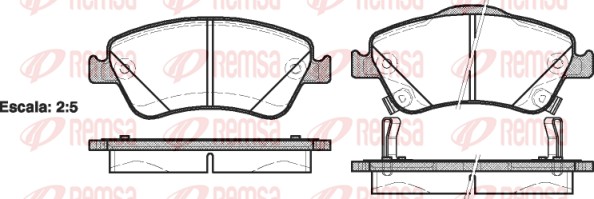 Brake Pad Set, disc brake (1310.02)