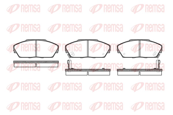 Brake Pad Set, disc brake (0237.02)