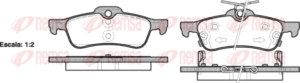 Brake Pad Set, disc brake (0862.02)